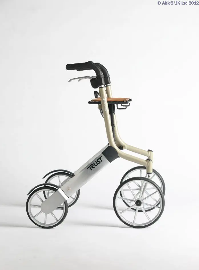 Lets Go Out Rollator - Beige/Silver