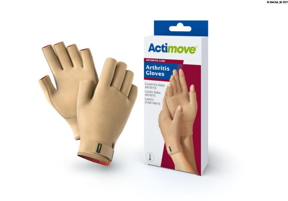 Actimove Arthritis Care Gloves - Medium - Beige