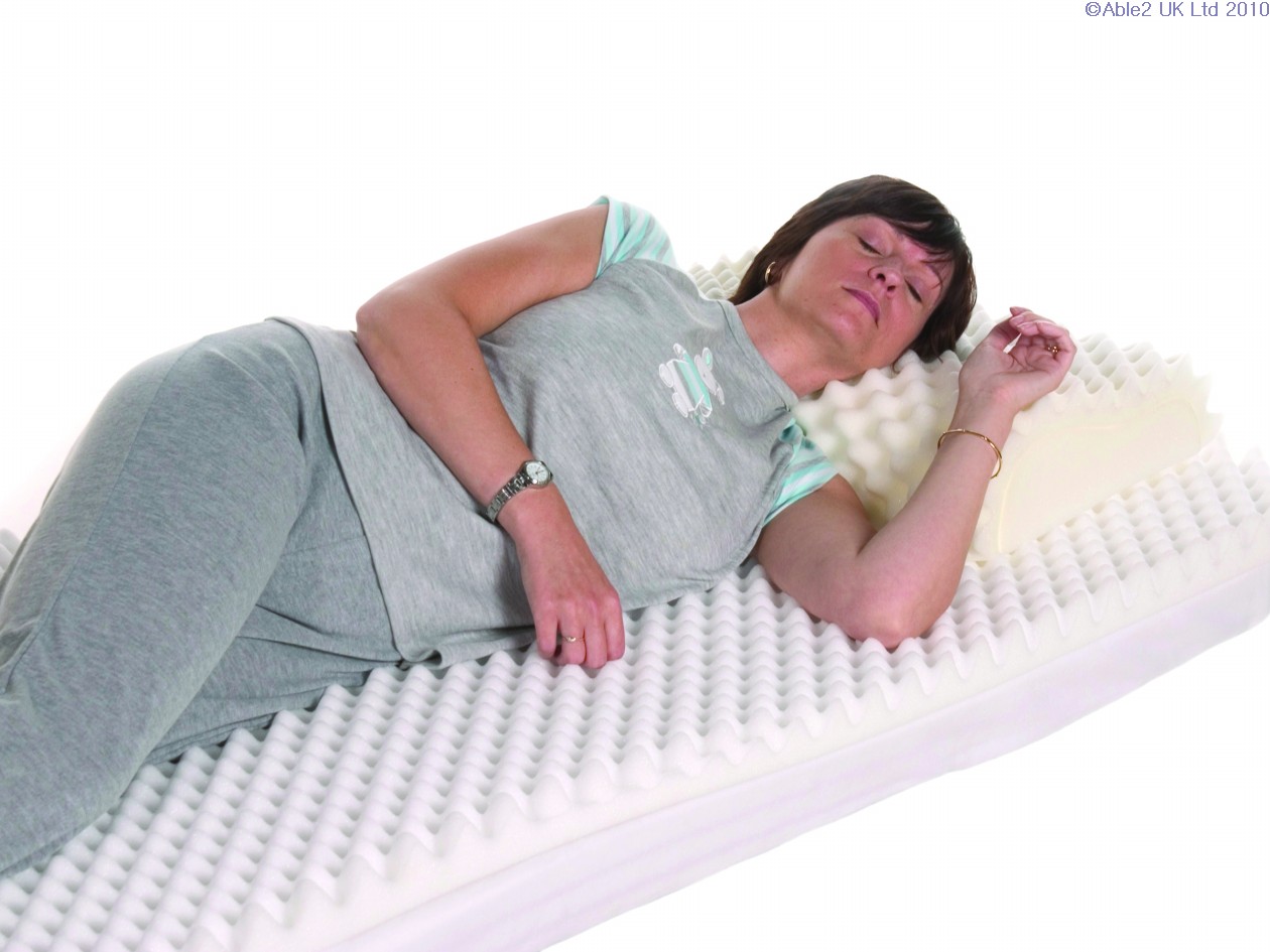 Ripple Mattress Topper - Double (with cover)
